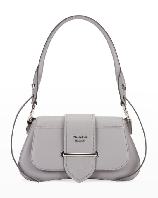 Prada Sidonie Leather Shoulder Bag | Neiman Marcus