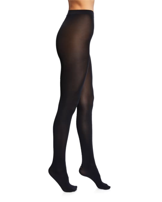 Wolford Individual 10 Control Top Back Seam Tights