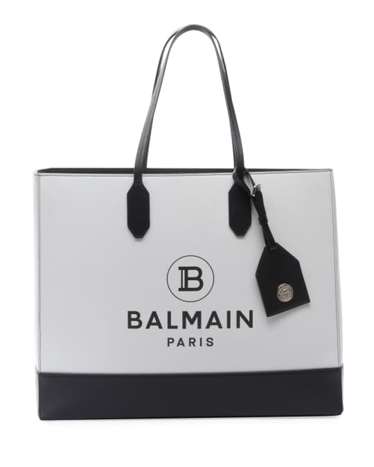 Balmain Two-Tone Shopping Tote Bag | Neiman Marcus