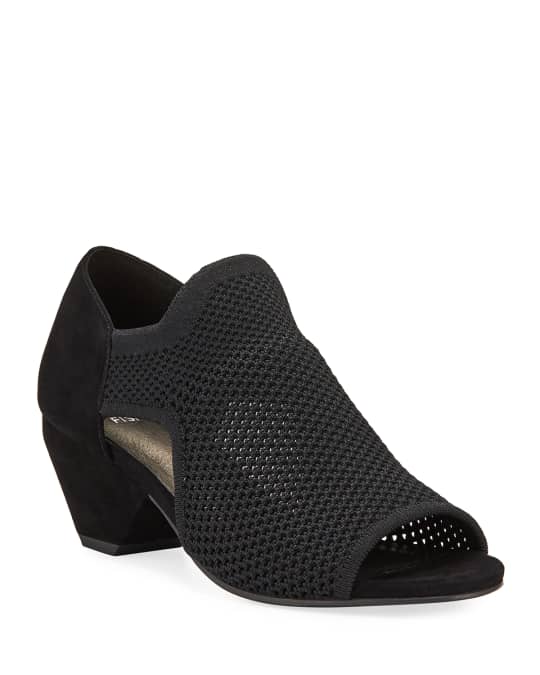 Eileen Fisher Wink Open Toe Pumps Made with Recycled Materials