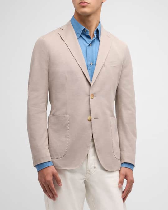 Boglioli Men s Solid Pique Knit Blazer Neiman Marcus