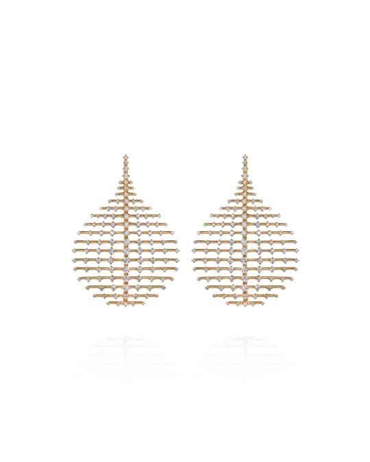 Medium Disco 18k Diamond Earrings