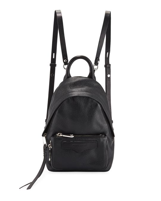 Rebecca Minkoff Emma Mini Leather Backpack Rebecca Minkoff Mini Studded Leather Backpack, Almond  main image 3