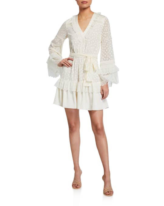 Alexis Katerina Ruffle Long-Sleeve Dress | Neiman Marcus