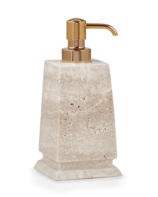 Labrazel Titan Pump Soap Dispenser, Polished Gold Neiman Marcus