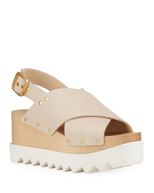 Stella McCartney Percy Platform Chunky Sandals | Neiman Marcus