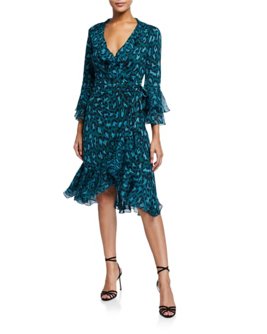 Dvf carli wrap dress store