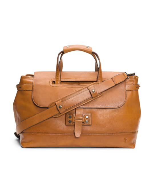 Frye Men s Bowery Leather Weekender Bag Neiman Marcus