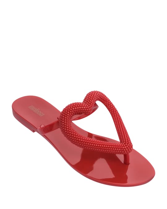 Melissa big heart flip flop outlet
