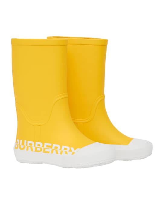 Baby burberry rain boots discount