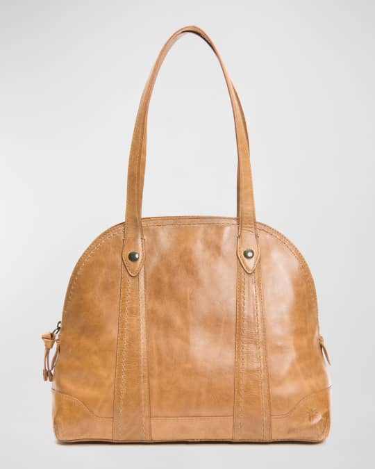 Frye melissa domed satchel leather handbag on sale
