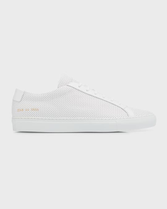 Common Projects Men's Achilles Perforated Leather LowTop Sneakers
