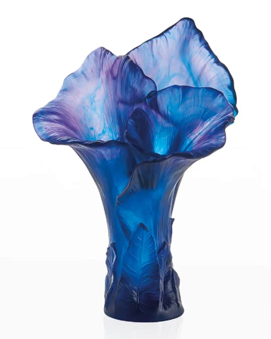 daumフラワーベース Daum Ultra Violet Magnum Vase, 22.4