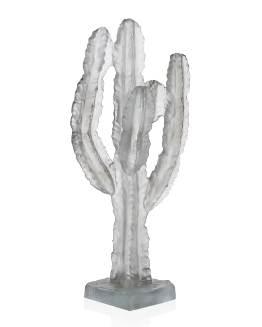 Daum Grey Cactus Decor