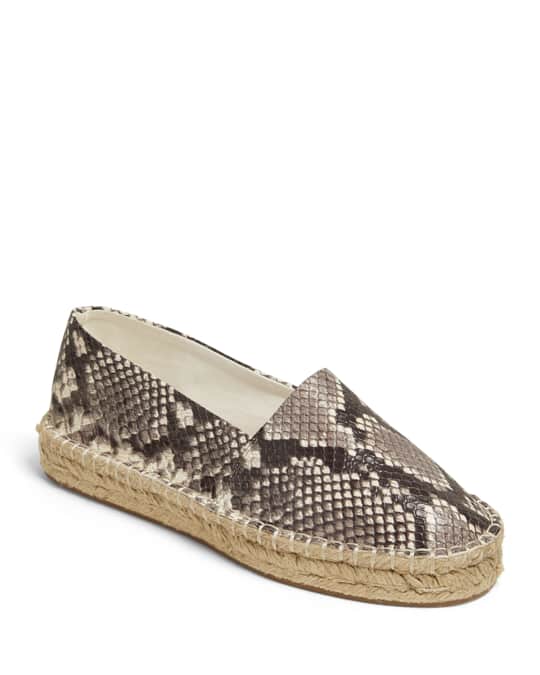 Jack Rogers Palmer SnakePrint Espadrilles Neiman Marcus