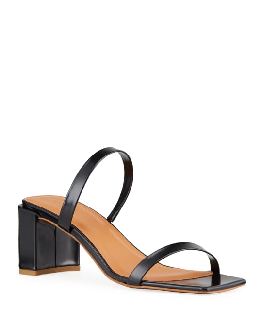 BY FAR Tanya 40mm Patent Sandals | Neiman Marcus