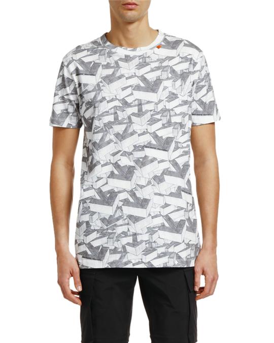 Off-White Men's Arrows Patterns Slim T-Shirt | Neiman Marcus