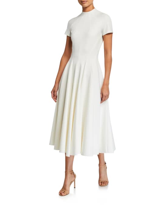 ALL OR NOTHING PONTI MIDI DRESS