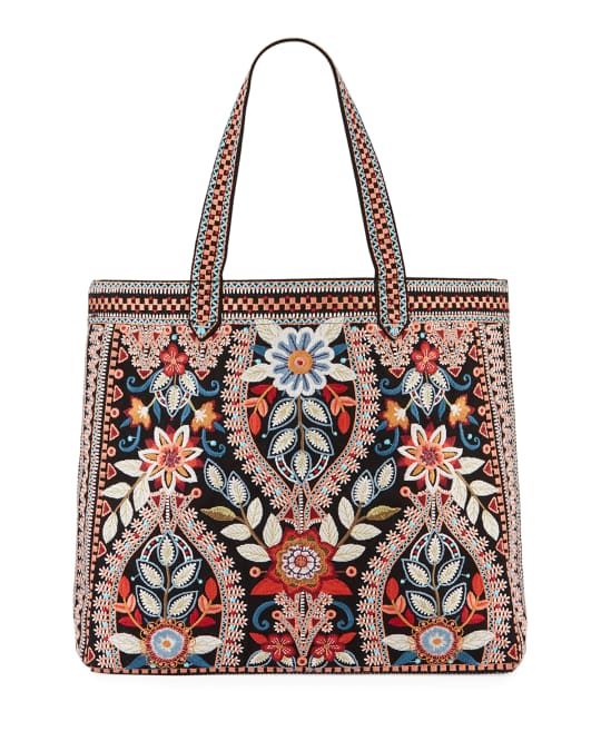 Johnny Was Maisie Embroidered Everyday Tote Bag | Neiman Marcus