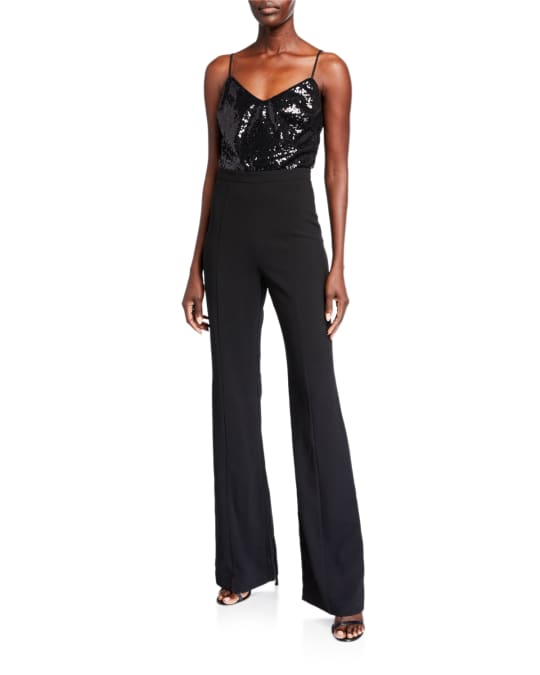 Black halo discount saxon jumpsuit