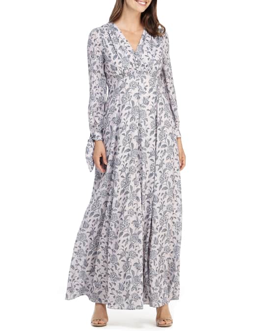 how to sew a long sleeve maxi dress Side Tie Kimono Sleeve Maxi Wrap Dress Sewing Pattern – Patterns For Less main image 0