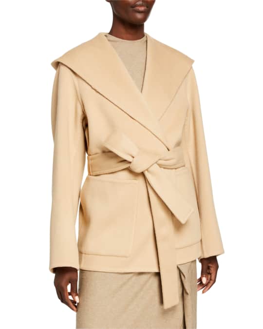 Vince hooded sale wool cashmere coat