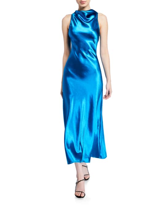 Sies Marjan Cowl-Neck Bias Dress | Neiman Marcus