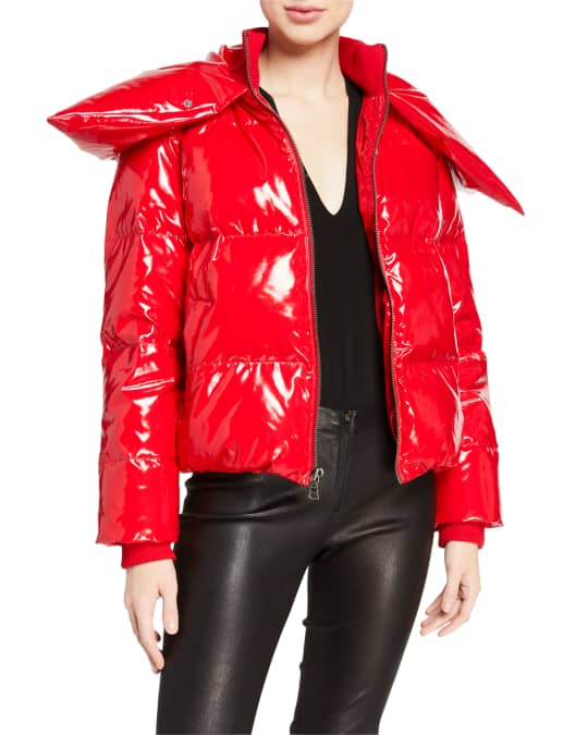 Alice and olivia puffer coat top