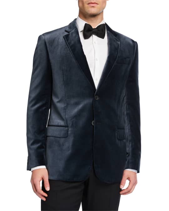 Emporio Armani Men s Solid Velvet Sport Jacket Neiman Marcus