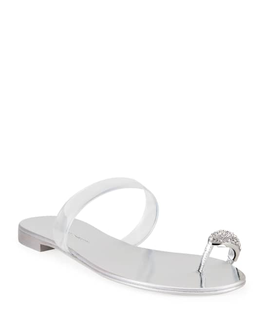 Jeweled toe cheap ring sandals