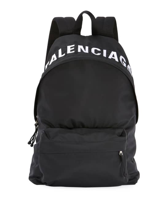 Balenciaga Men's Explorer Logo Backpack | Neiman Marcus