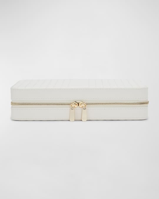 Maria Large Quilted Zip Jewelry Case