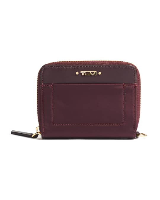 Tumi Voyageur TriFold ZipAround Wallet Neiman Marcus