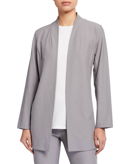 Eileen fisher washable stretch crepe jacket online
