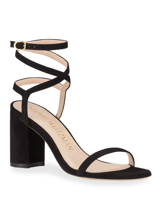 Stuart Weitzman Merinda Block-Heel Sandals | Neiman Marcus