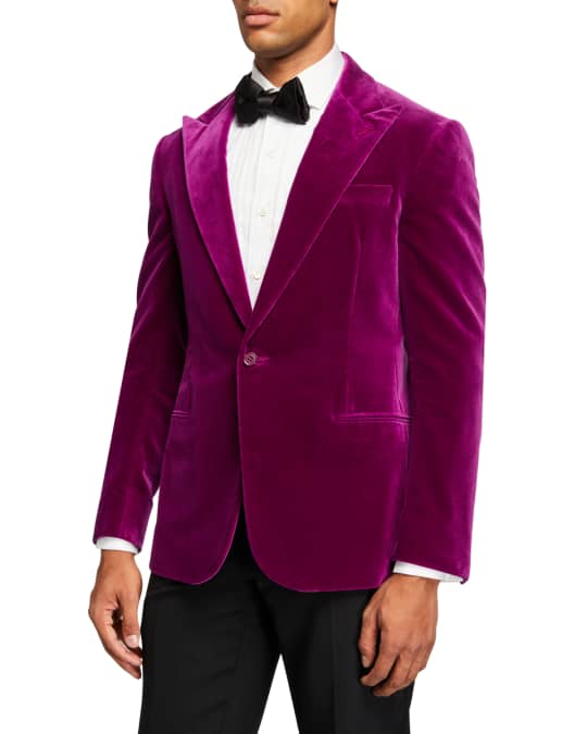 Purple velvet dinner jacket 2025