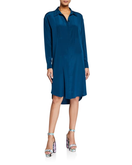 Diane von Furstenberg Aliana Silk Shirtdress | Neiman Marcus