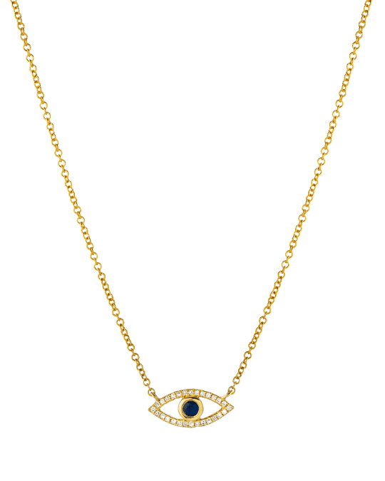 Neiman marcus evil eye necklace top