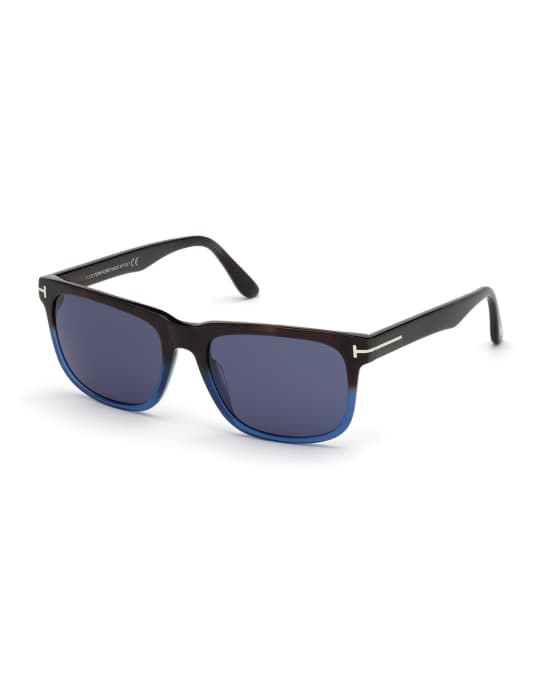 Men s Stephenson Square Two Tone Acetate Sunglasses