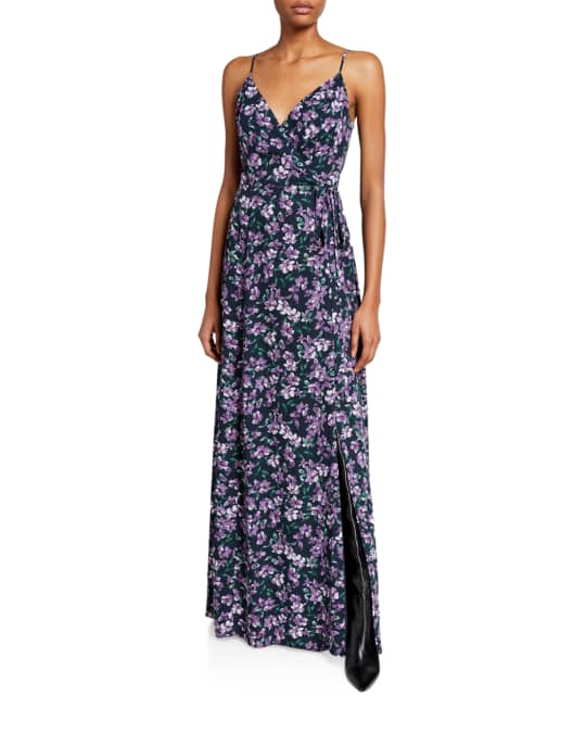 WAYF The Angelina Sleeveless Wrap Gown | Neiman Marcus