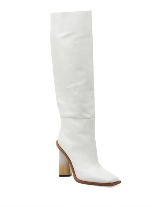 Givenchy Show Diamond Tall Leather Boots | Neiman Marcus