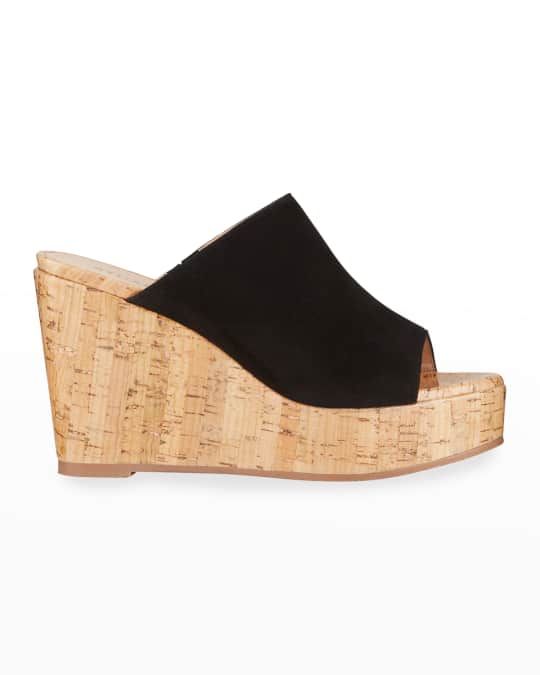 Stuart weitzman margarite outlet suede wedge sandals