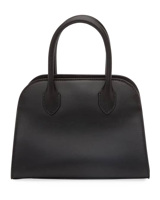 THE ROW Margaux 7.5 Top Handle Bag in Calfskin Leather Neiman Marcus