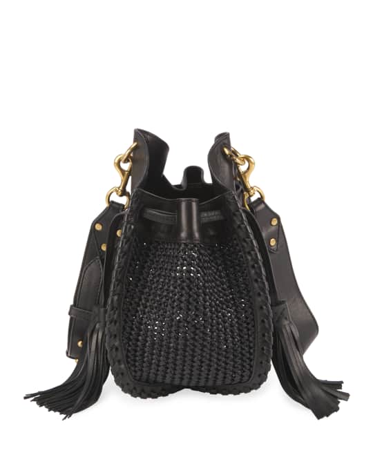 Isabel Marant Radja Woven Bucket Bag | Neiman Marcus