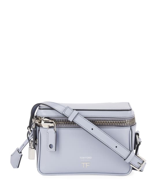 TOM FORD Metro Small Soft Leather Box Shoulder Bag with Silver Hardware |  Neiman Marcus