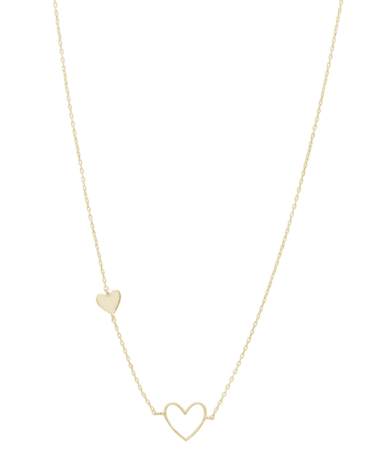 Heart Asymmetrical Necklace