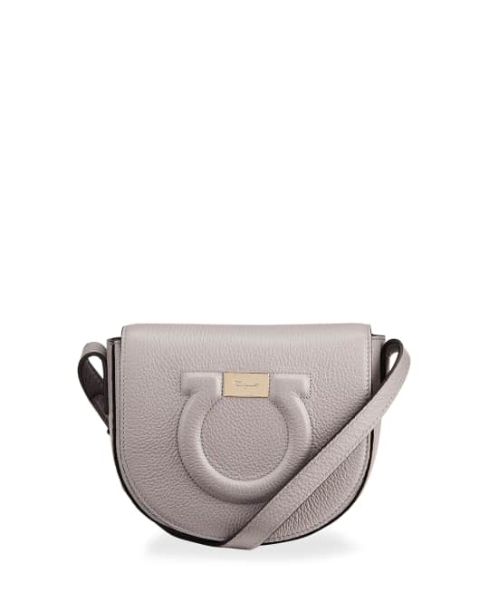 Salvatore ferragamo gancio city leather crossbody bag hot sale