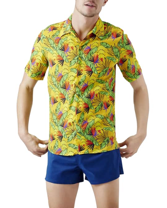 Men's Charli Go Bananas Beach Shirt