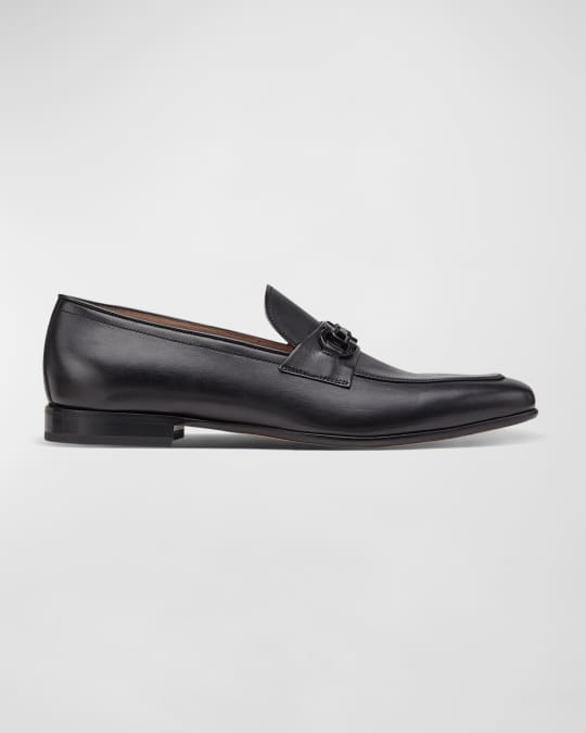 Men s Reno Leather Loafers with Matte Gancini Bit