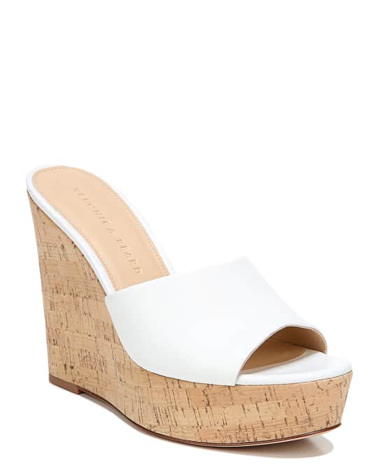 Veronica Beard Dali Platform Wedge Sandals | Neiman Marcus